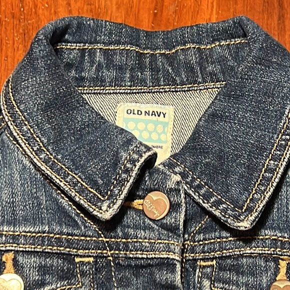 Old Navy Toddler Size 2T Denim Blue Jean Jacket - Picture 3 of 7